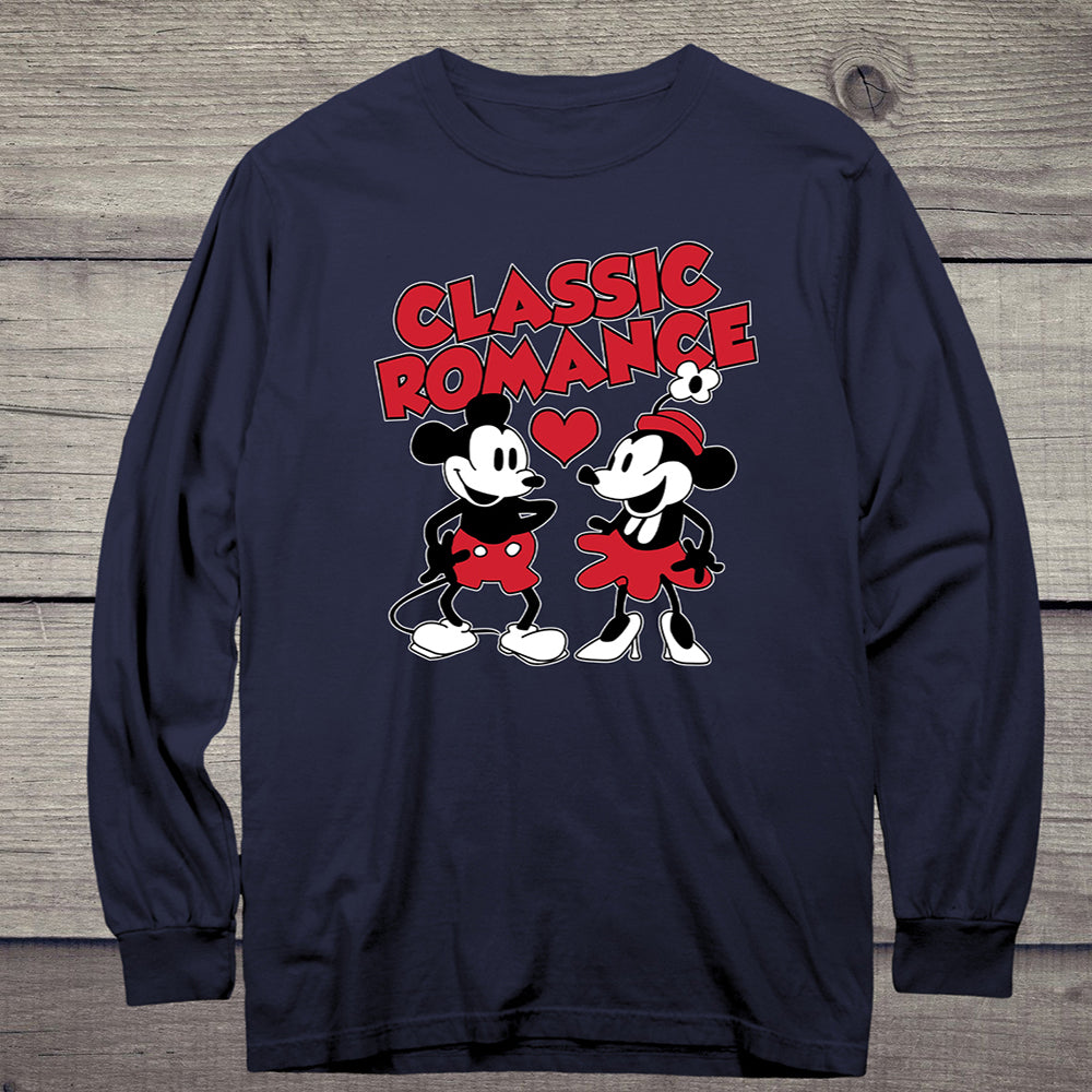 Steamboat Willie Classic Romance Long Sleeve Tee