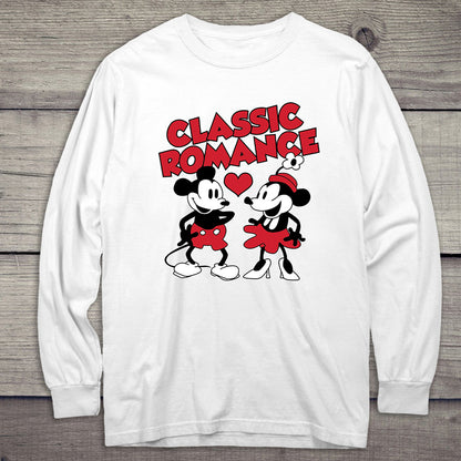 Steamboat Willie Classic Romance Long Sleeve Tee