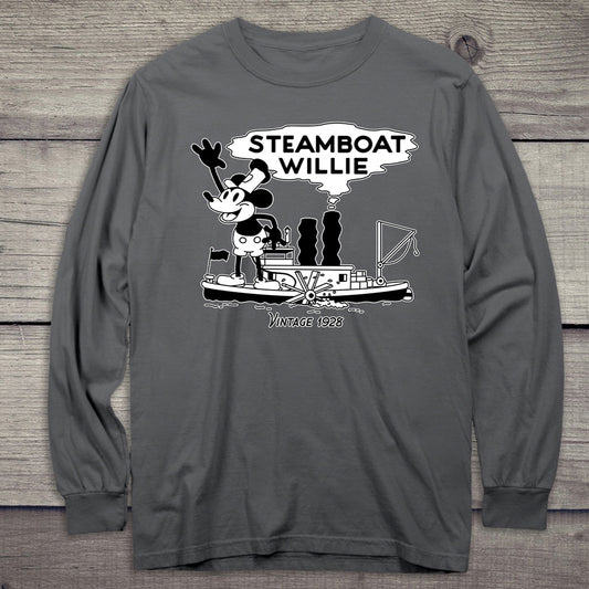 Steamboat Willie Vintage 1928 Long Sleeve Tee