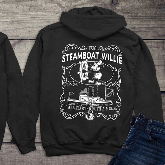 Steamboat Willie Label Hoodie