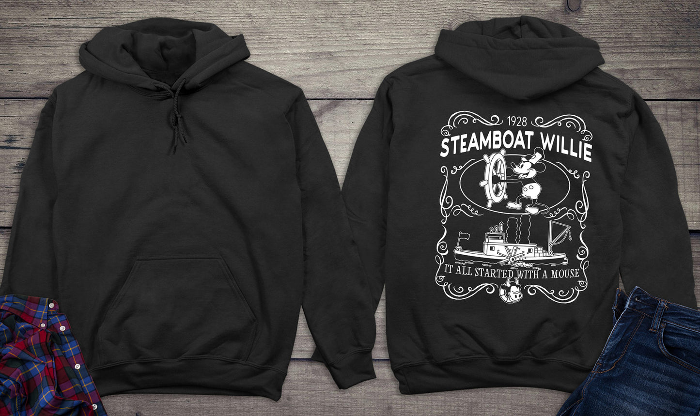 Steamboat Willie Label Hoodie