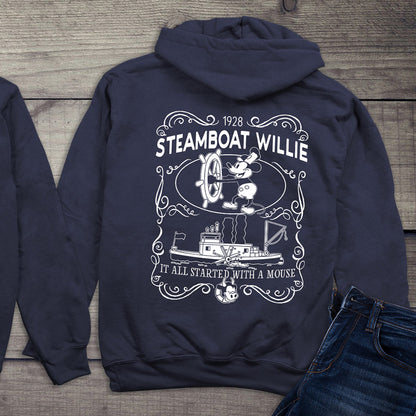 Steamboat Willie Label Hoodie