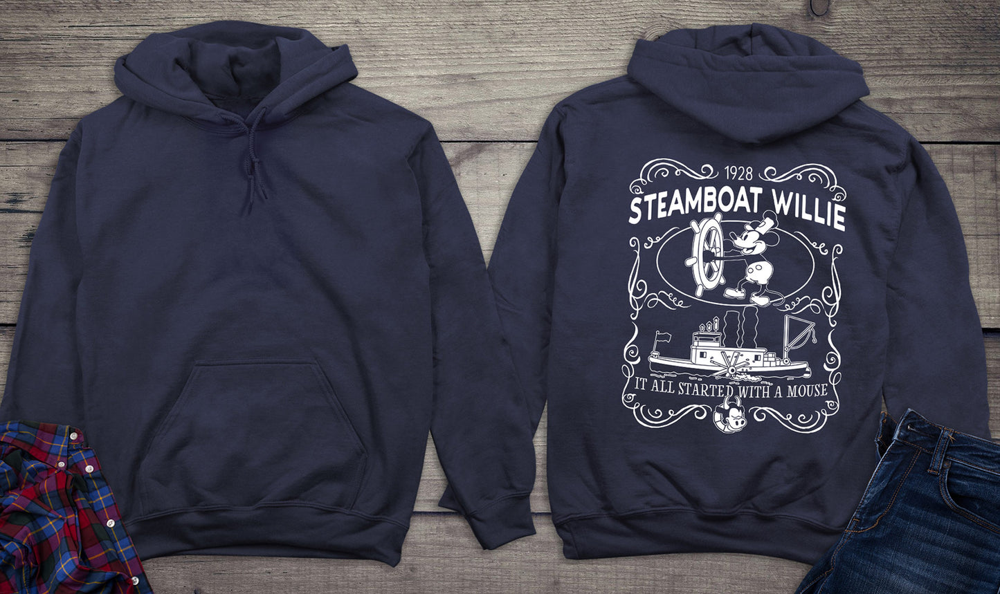 Steamboat Willie Label Hoodie