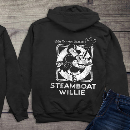 Steamboat Willie Vintage Life Preserver Hoodie