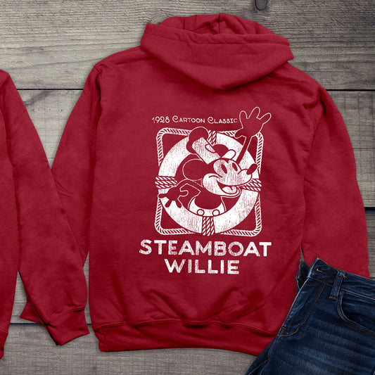 Steamboat Willie Vintage Life Preserver Hoodie