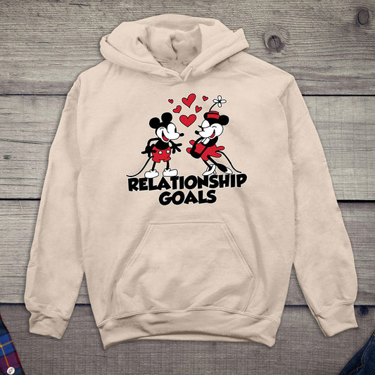 Steamboat Willie Relationship Goals Hoodie