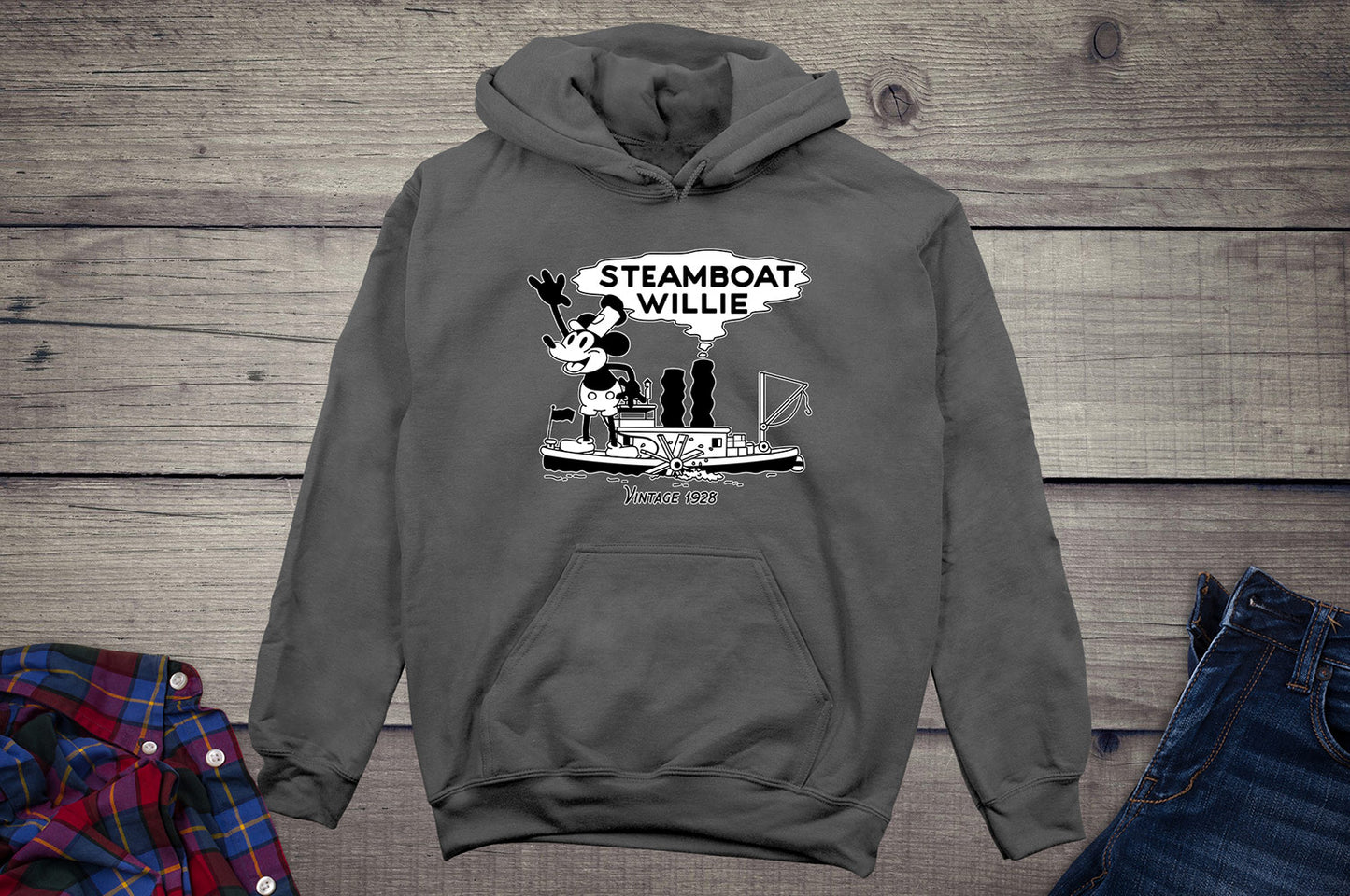 Steamboat Willie Vintage 1928 Hoodie