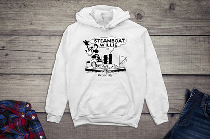 Steamboat Willie Vintage 1928 Hoodie