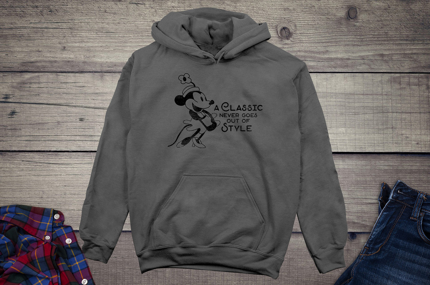 Steamboat Willie Classic Style Hoodie