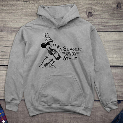 Steamboat Willie Classic Style Hoodie