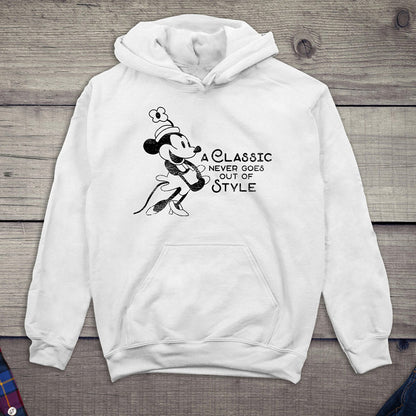 Steamboat Willie Classic Style Hoodie