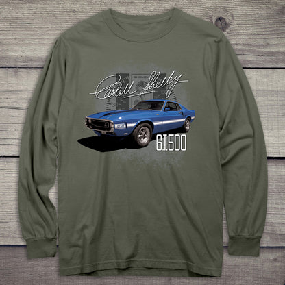 Blue GT 500 Long Sleeve Tee