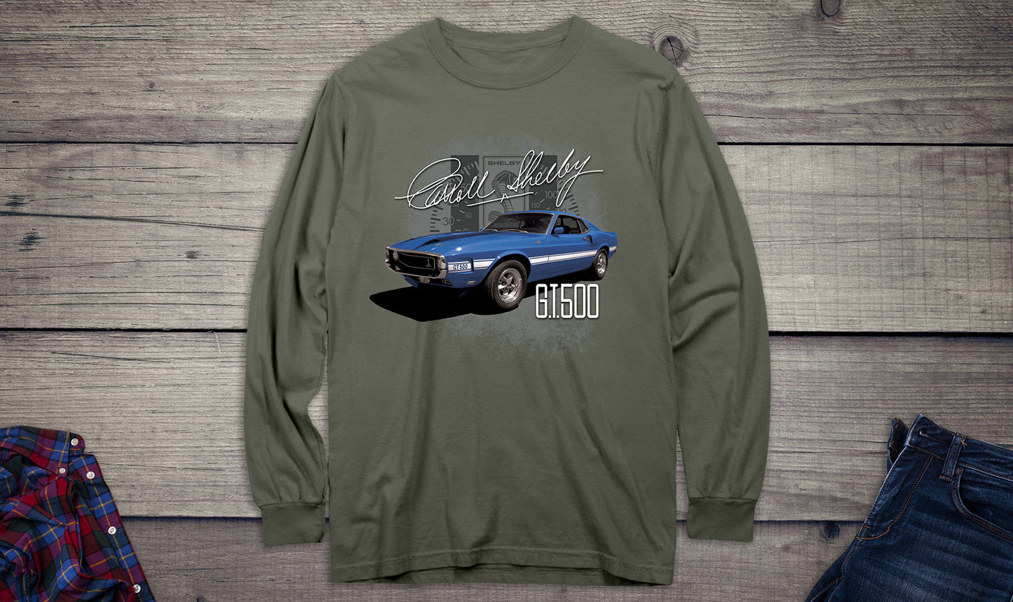 Blue GT 500 Long Sleeve Tee