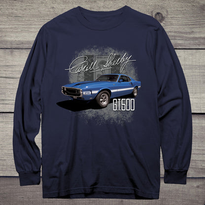 Blue GT 500 Long Sleeve Tee