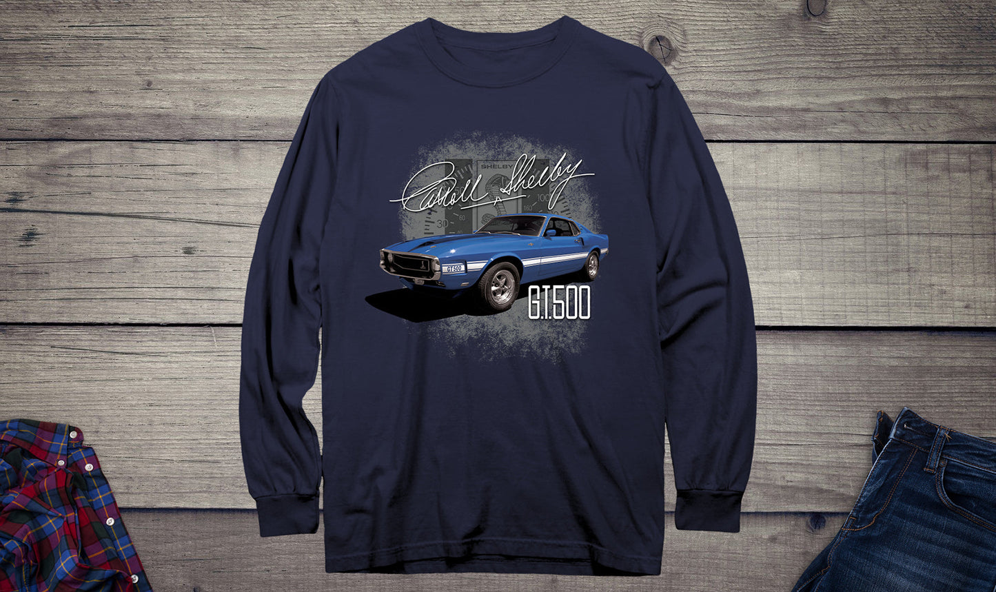 Blue GT 500 Long Sleeve Tee