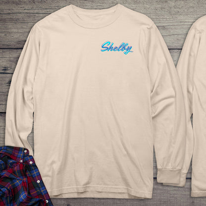 Colorful Shelby With Crest Long Sleeve Tee