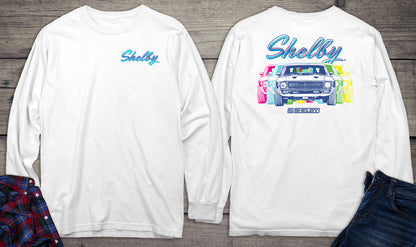 Colorful Shelby With Crest Long Sleeve Tee