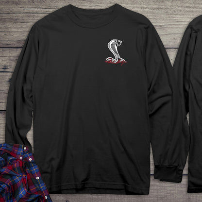 Cobra Strip With Crest Long Sleeve Tee