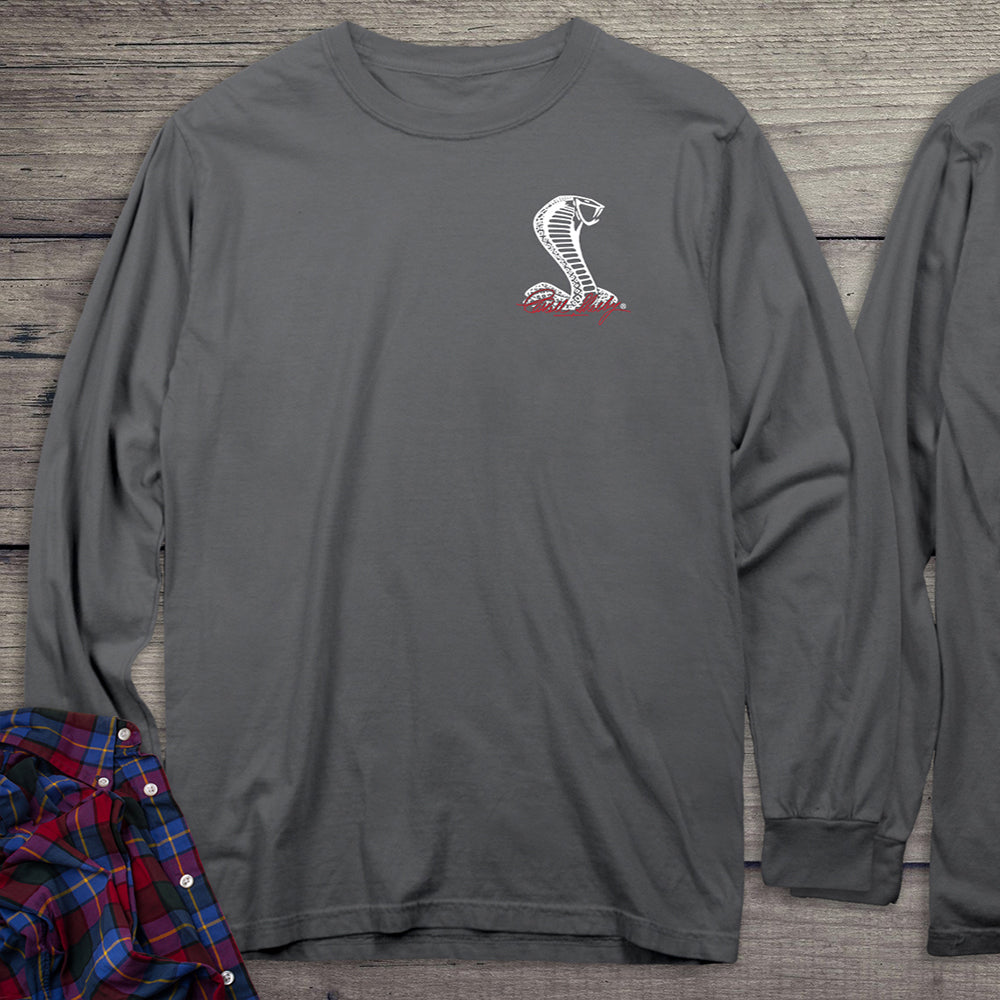 Cobra Strip With Crest Long Sleeve Tee