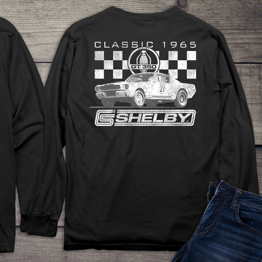 Classic 1965 Shelby With Crest Long Sleeve Tee