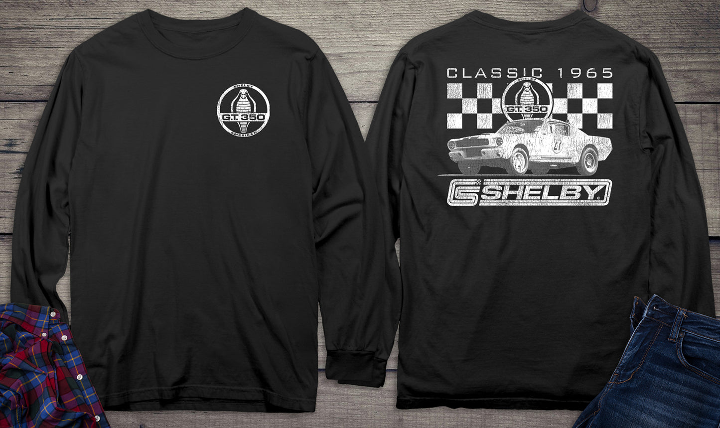 Classic 1965 Shelby With Crest Long Sleeve Tee