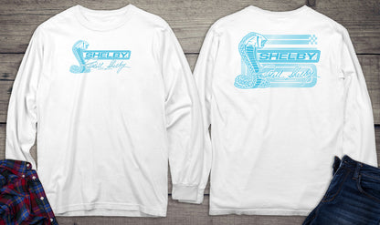 Aqua Cobra With Crest Long Sleeve Tee