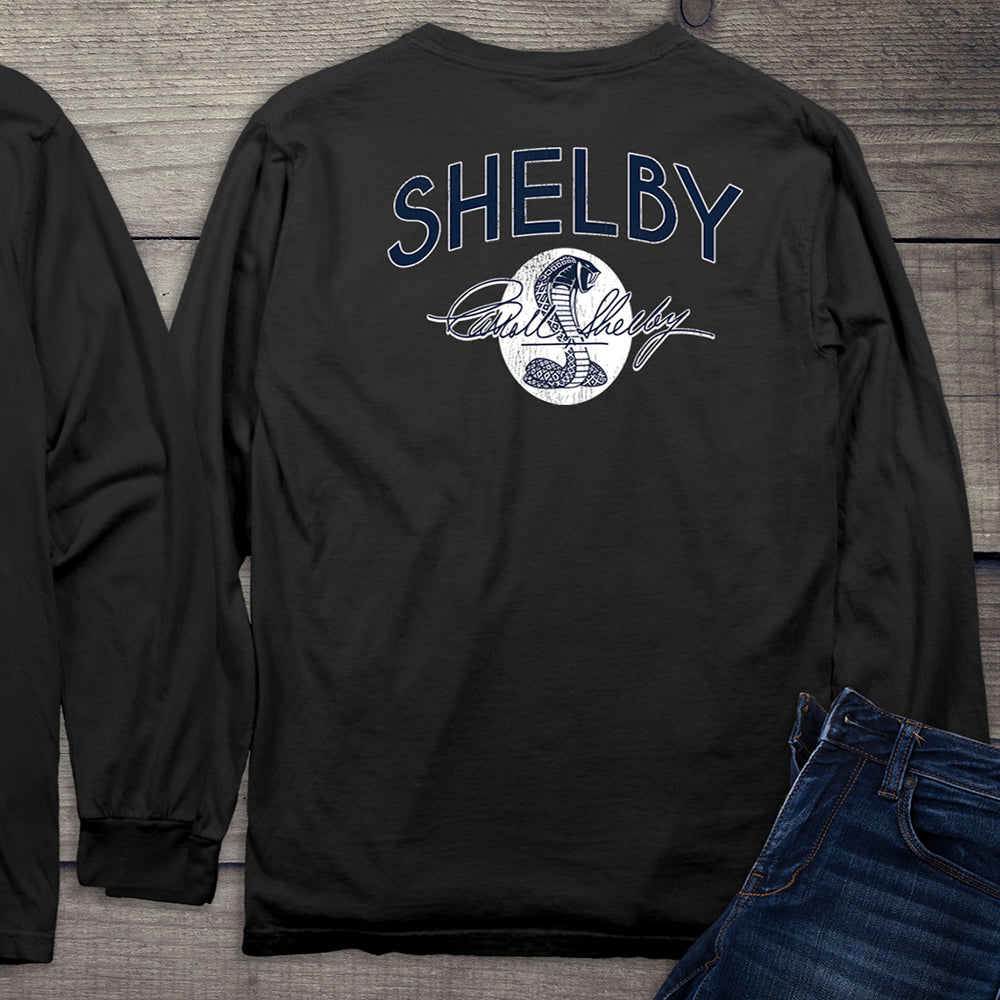 Vintage Shelby Cobra With Crest Long Sleeve Tee