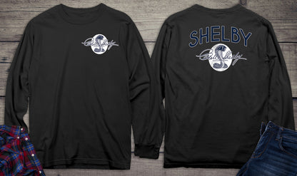 Vintage Shelby Cobra With Crest Long Sleeve Tee