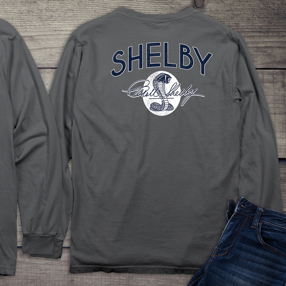 Vintage Shelby Cobra With Crest Long Sleeve Tee