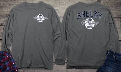 Vintage Shelby Cobra With Crest Long Sleeve Tee