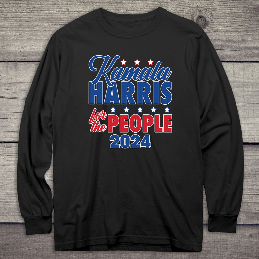 Kamala Harris For The People Long Sleeve Tee