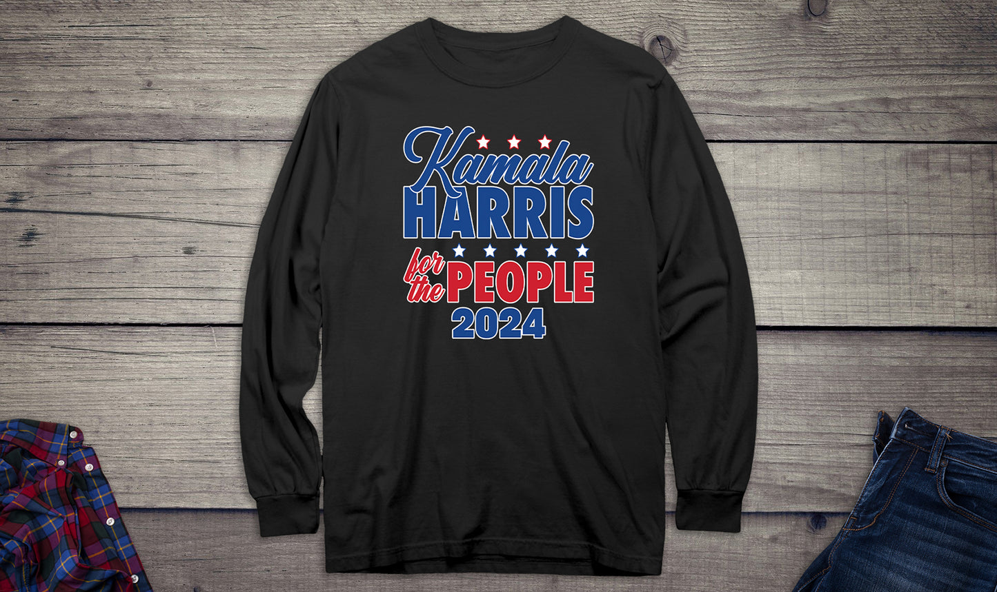 Kamala Harris For The People Long Sleeve Tee