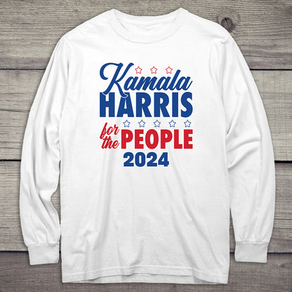 Kamala Harris For The People Long Sleeve Tee