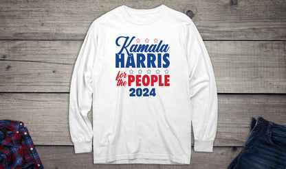 Kamala Harris For The People Long Sleeve Tee