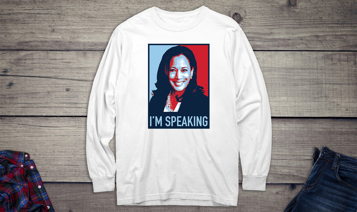 I'm Speaking Kamala Long Sleeve Tee