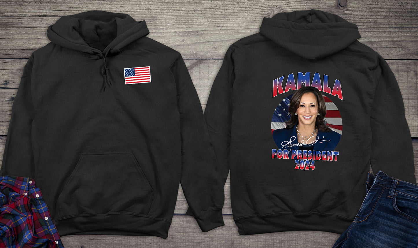 Kamala For President With Crest Hoodie