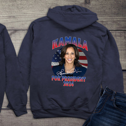 Kamala For President With Crest Hoodie