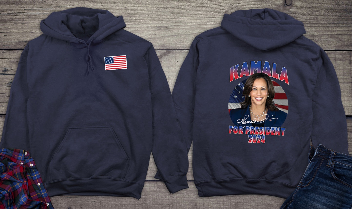 Kamala For President With Crest Hoodie