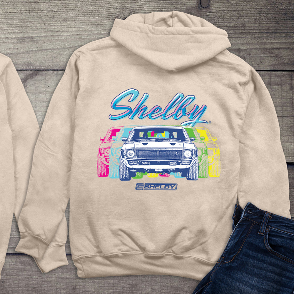 Colorful Shelby With Crest Hoodie