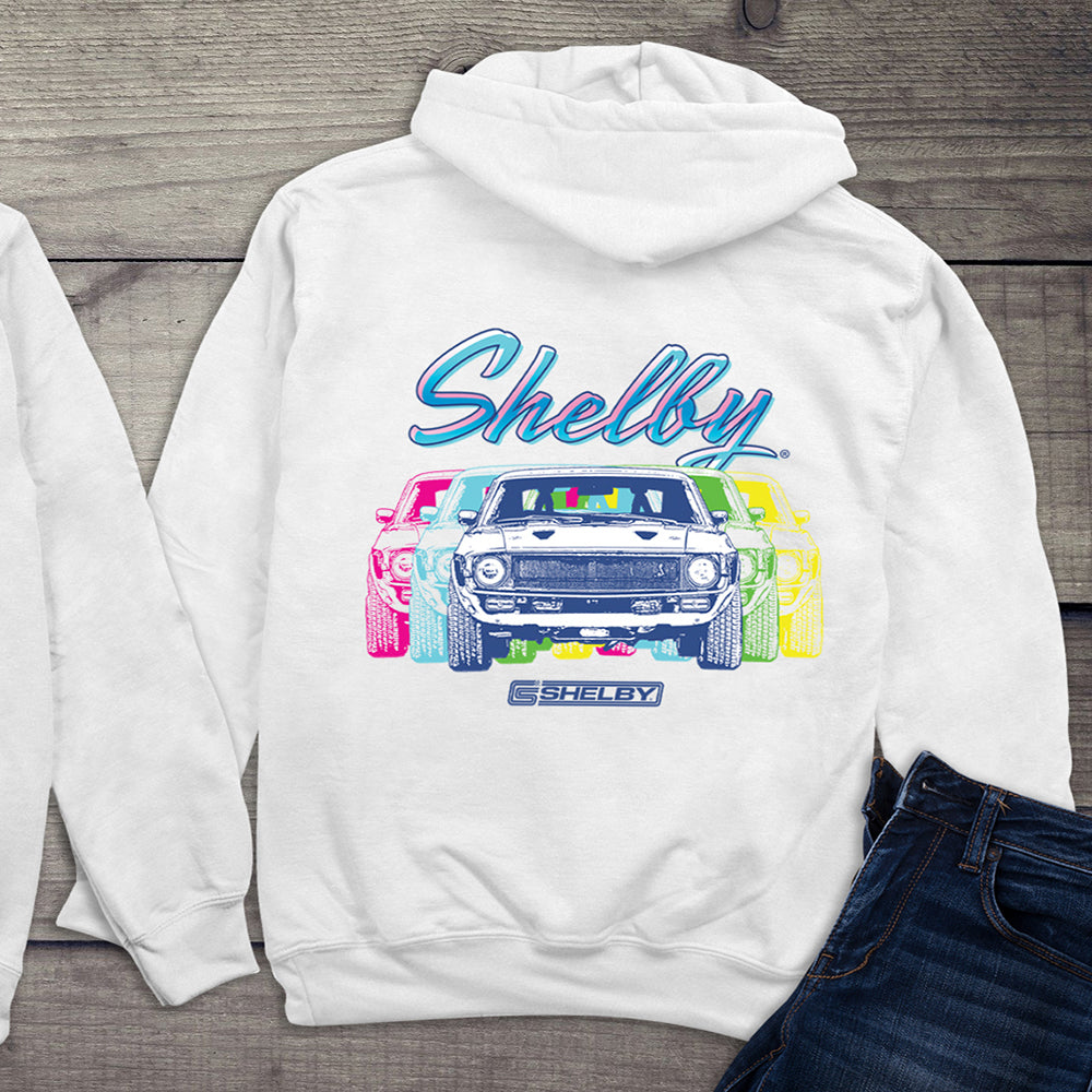 Colorful Shelby With Crest Hoodie