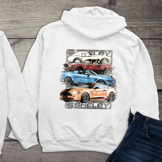 Shelby Cars Sketch Hoodie