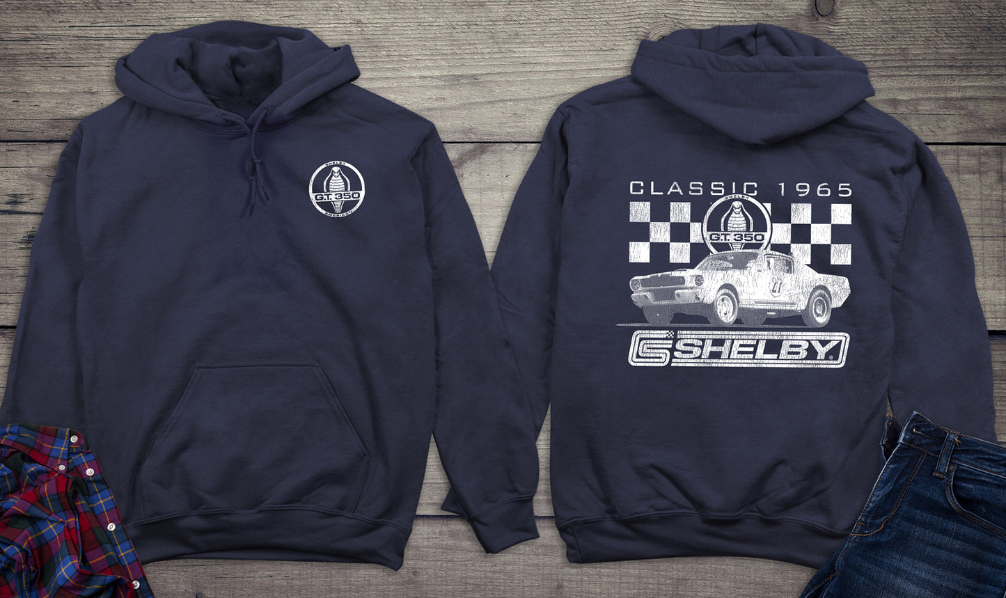 Classic 1965 Shelby With Crest Hoodie