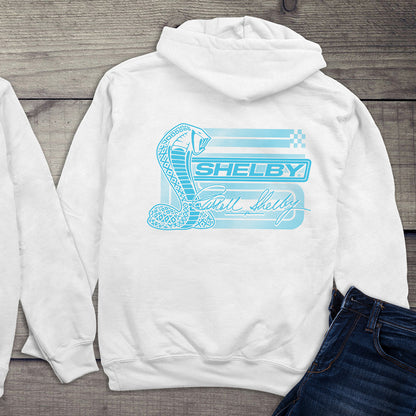 Aqua Cobra With Crest Hoodie