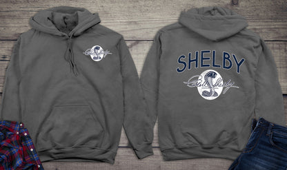 Vintage Shelby Cobra With Crest Hoodie