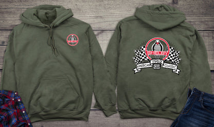 Shelbys Racing Flags With Crest Hoodie