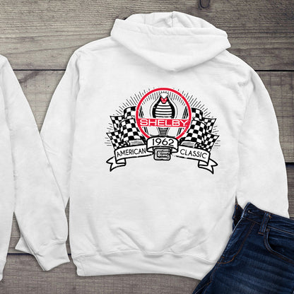 Shelbys Racing Flags With Crest Hoodie