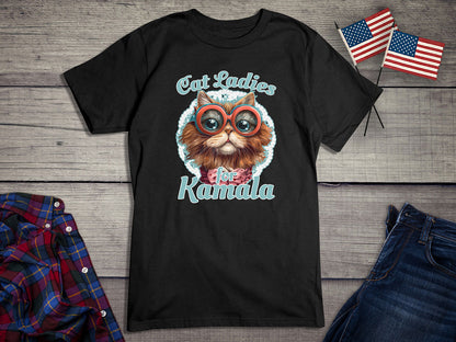 Cat Ladies For Kamala T-Shirt