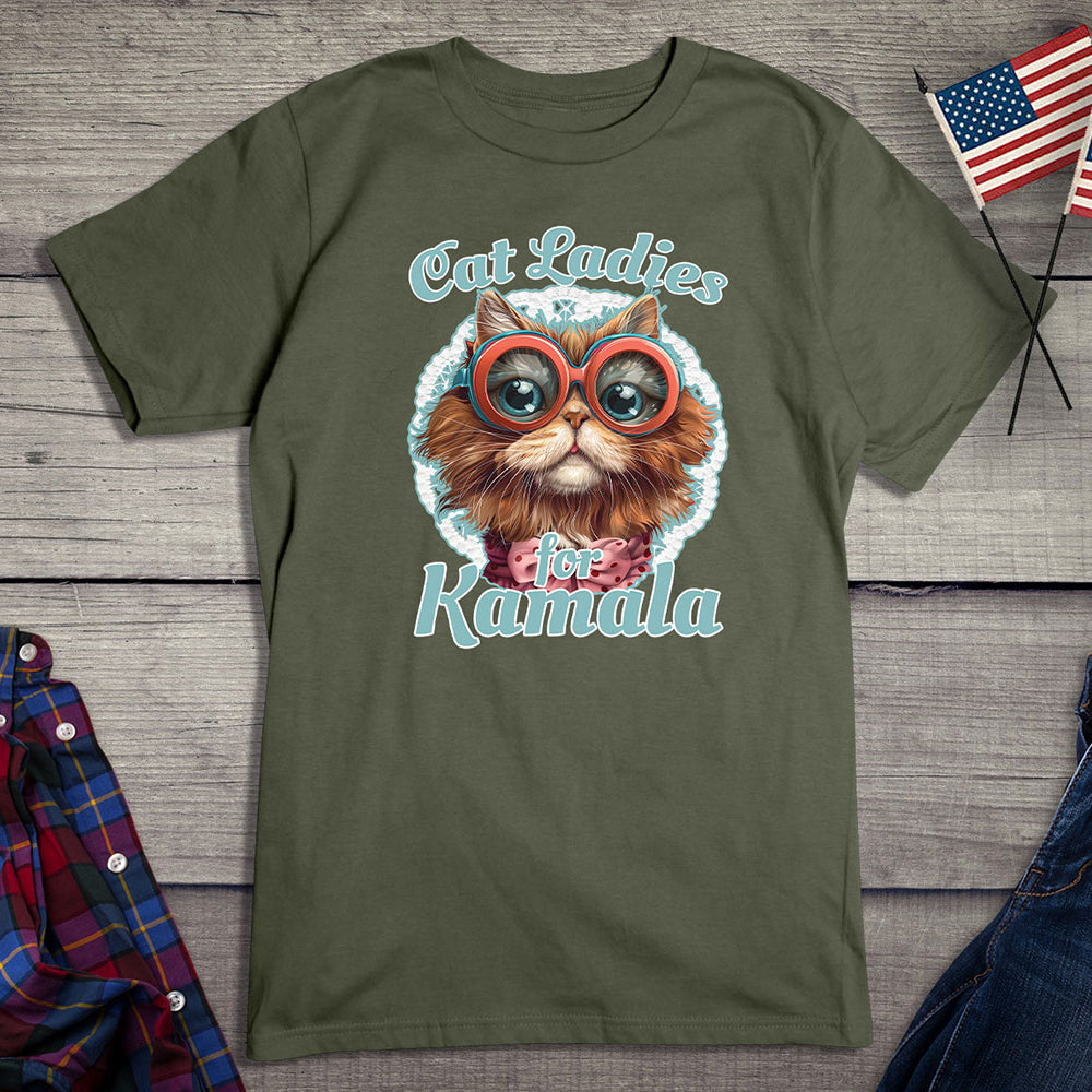 Cat Ladies For Kamala T-Shirt