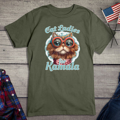 Cat Ladies For Kamala T-Shirt