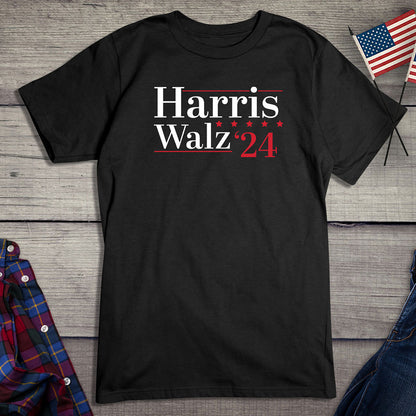 Harris Walz 24 Stars T-Shirt